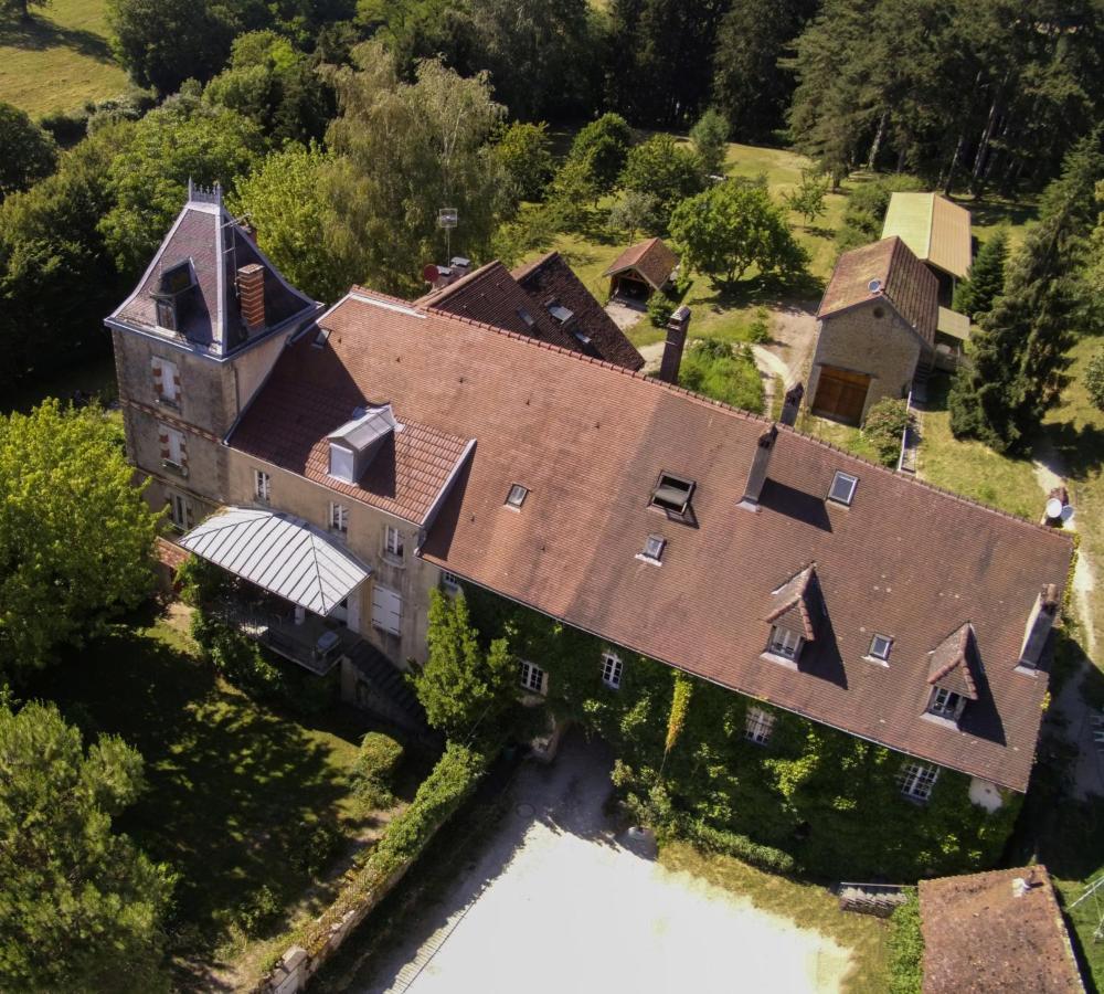 Gîte du château de Feschaux, Jura Villeneuve-sous-Pymont Exterior foto